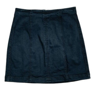 Kendall & Kylie Black Denim Mini Skirt